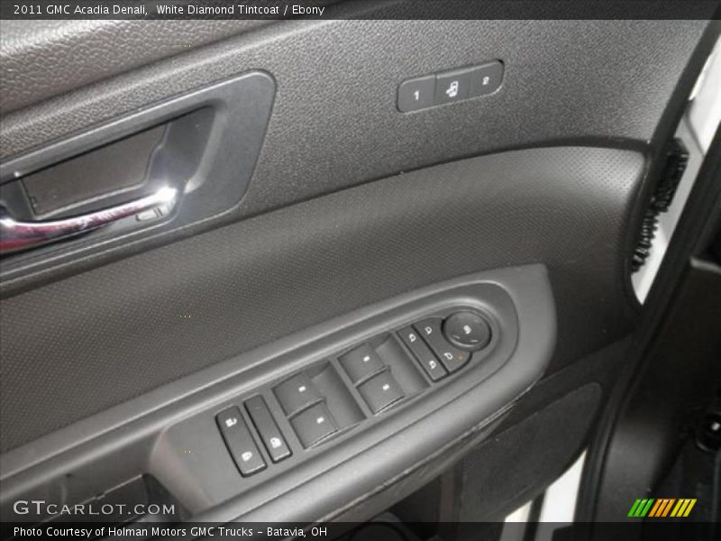 White Diamond Tintcoat / Ebony 2011 GMC Acadia Denali