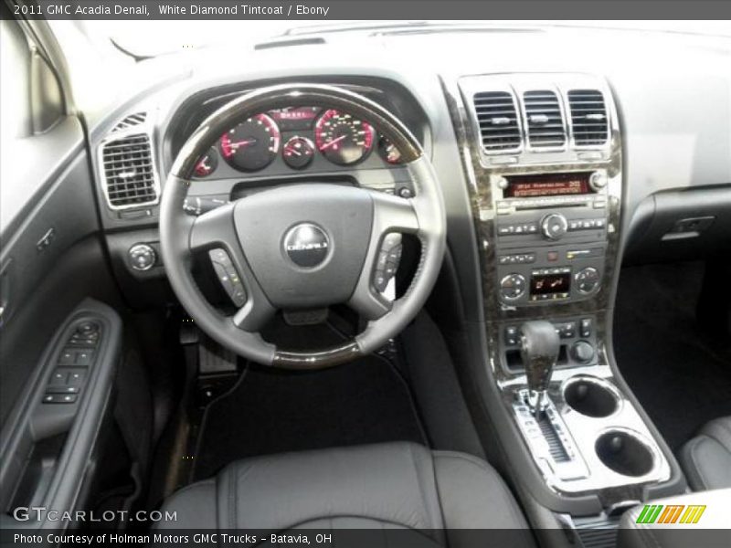 Dashboard of 2011 Acadia Denali