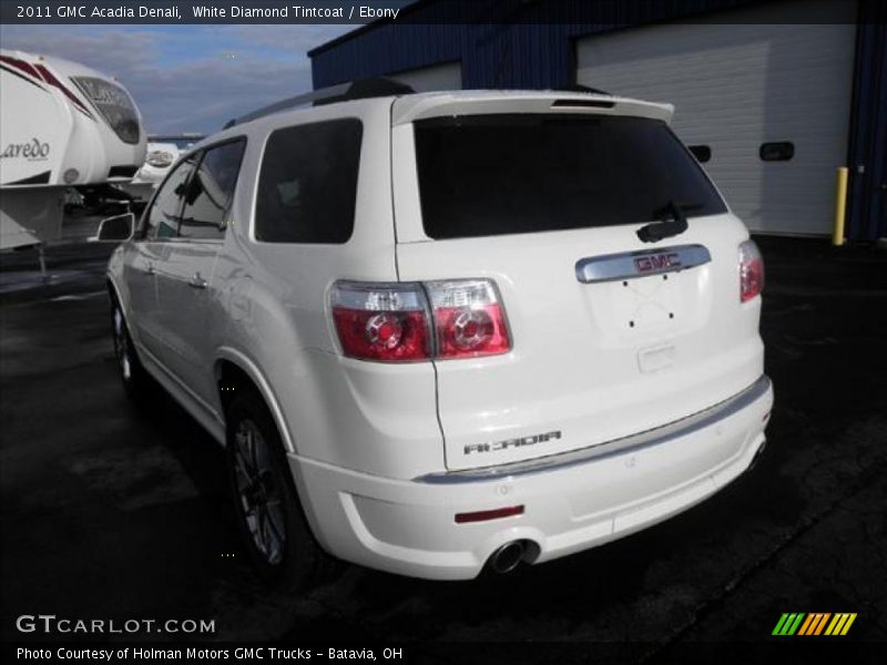 White Diamond Tintcoat / Ebony 2011 GMC Acadia Denali
