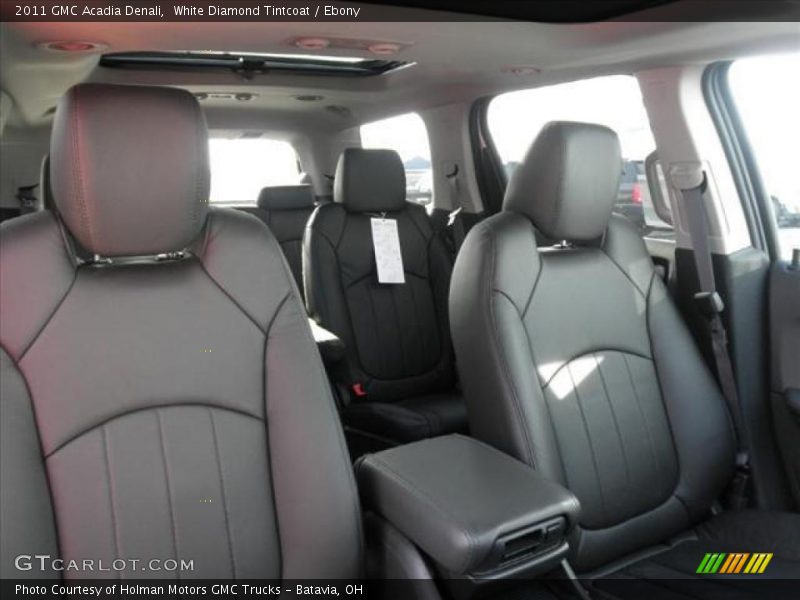  2011 Acadia Denali Ebony Interior