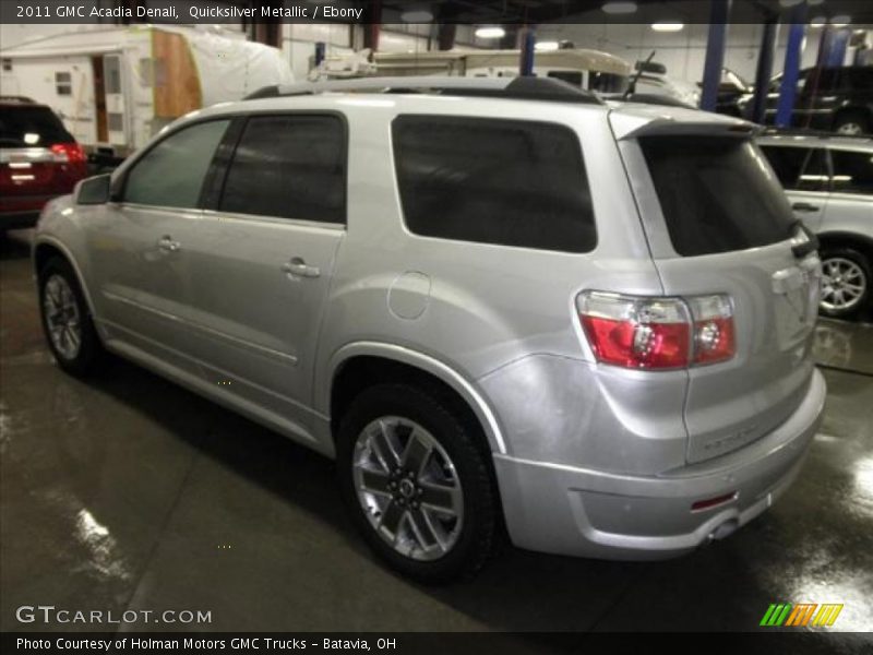 Quicksilver Metallic / Ebony 2011 GMC Acadia Denali