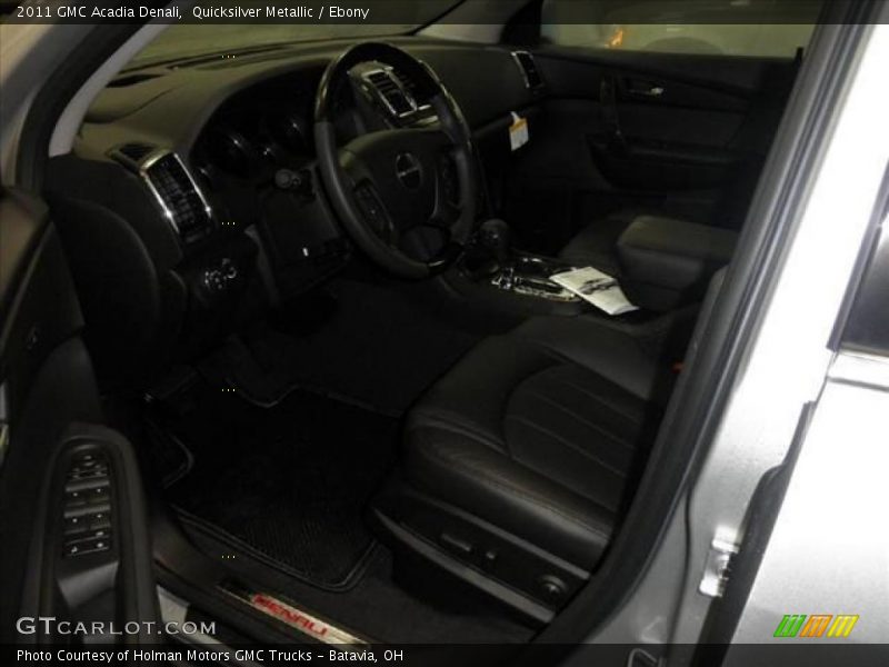 Quicksilver Metallic / Ebony 2011 GMC Acadia Denali