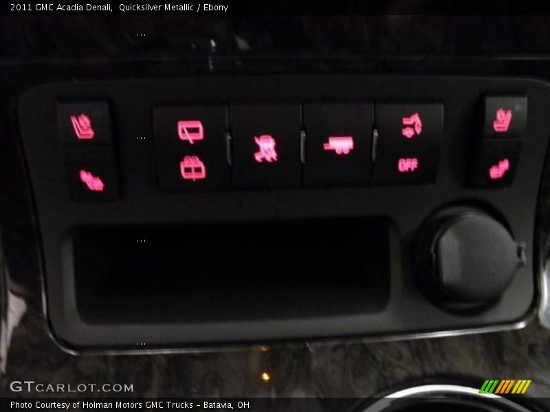 Quicksilver Metallic / Ebony 2011 GMC Acadia Denali