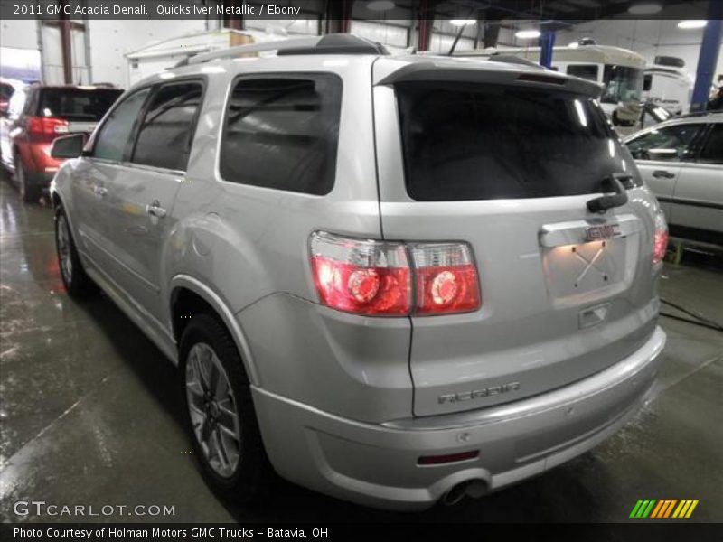 Quicksilver Metallic / Ebony 2011 GMC Acadia Denali