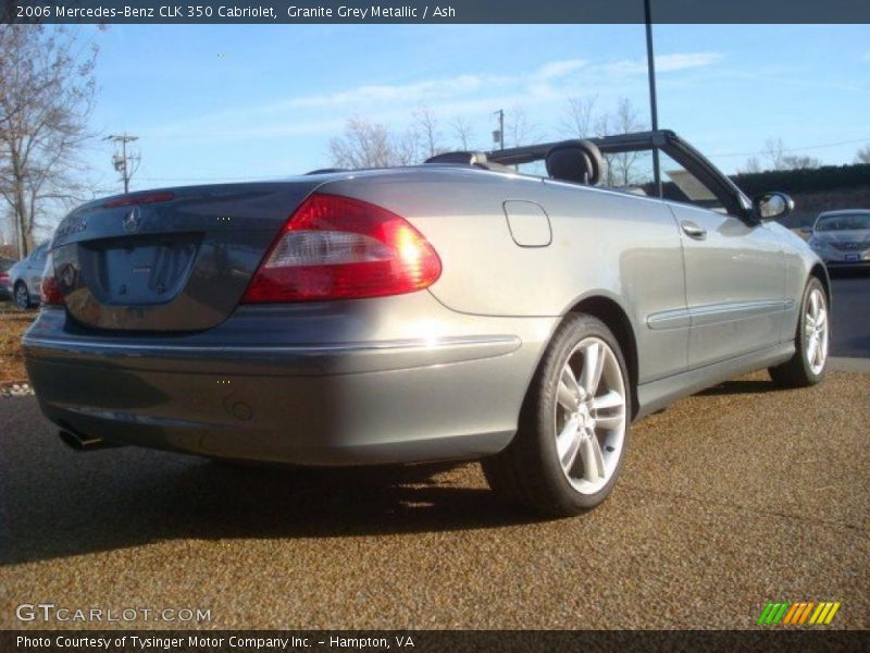 Granite Grey Metallic / Ash 2006 Mercedes-Benz CLK 350 Cabriolet