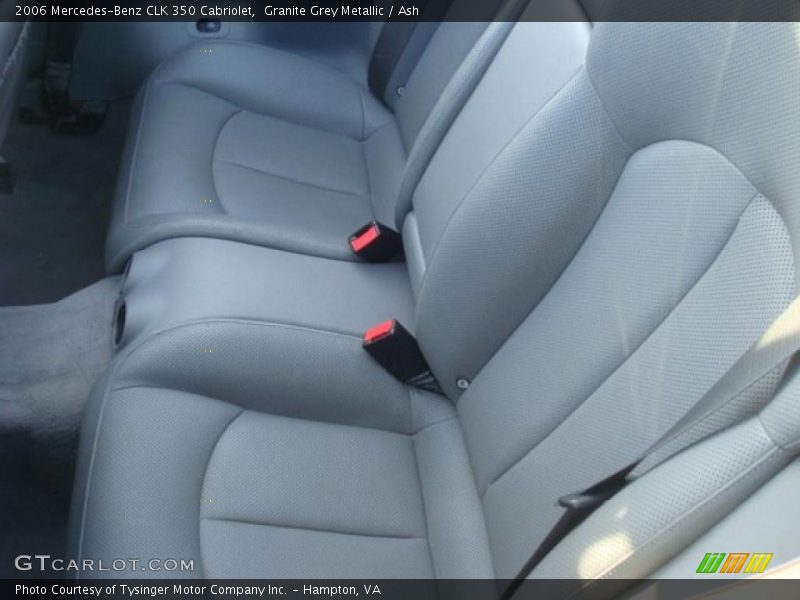 Granite Grey Metallic / Ash 2006 Mercedes-Benz CLK 350 Cabriolet