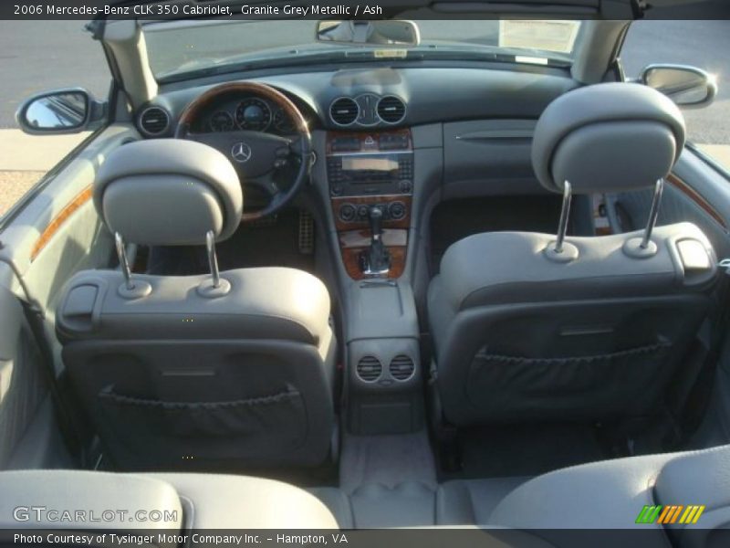Granite Grey Metallic / Ash 2006 Mercedes-Benz CLK 350 Cabriolet