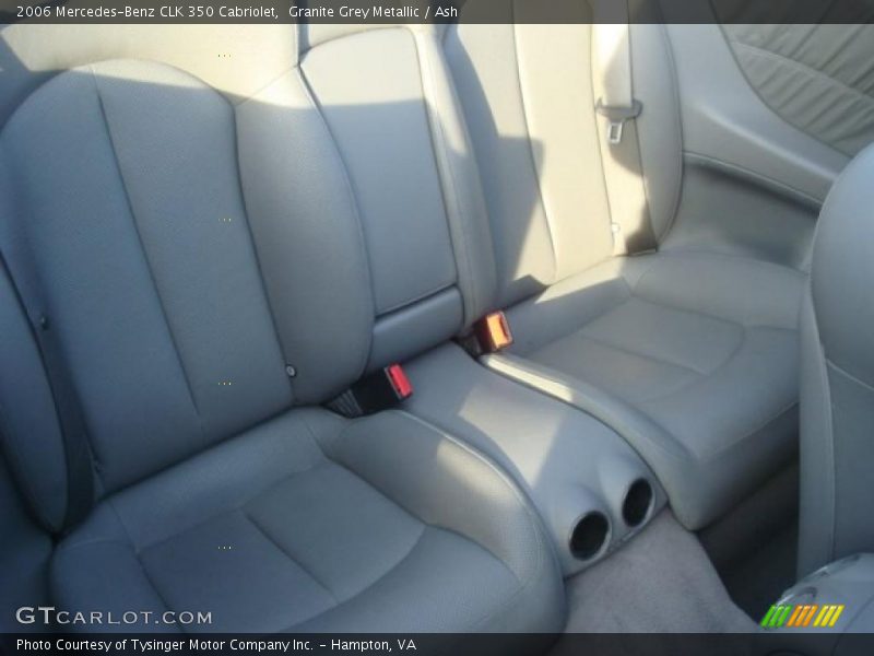 Granite Grey Metallic / Ash 2006 Mercedes-Benz CLK 350 Cabriolet