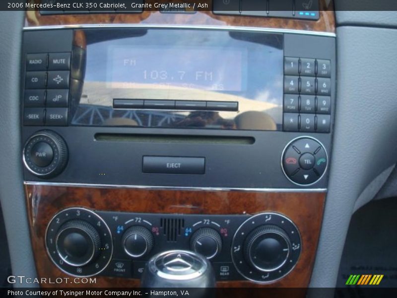 Granite Grey Metallic / Ash 2006 Mercedes-Benz CLK 350 Cabriolet