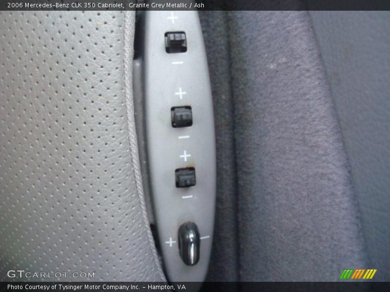 Granite Grey Metallic / Ash 2006 Mercedes-Benz CLK 350 Cabriolet