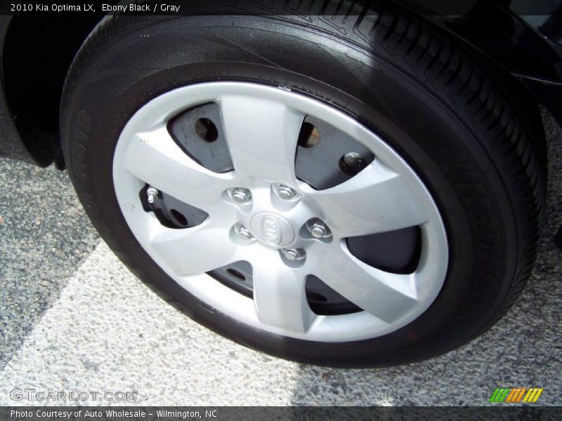 Ebony Black / Gray 2010 Kia Optima LX