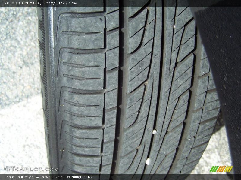 Ebony Black / Gray 2010 Kia Optima LX