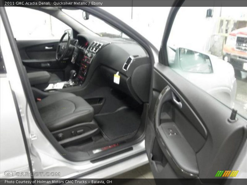 Quicksilver Metallic / Ebony 2011 GMC Acadia Denali