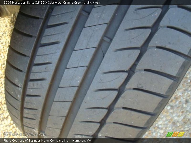 Granite Grey Metallic / Ash 2006 Mercedes-Benz CLK 350 Cabriolet
