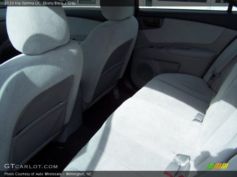 Ebony Black / Gray 2010 Kia Optima LX