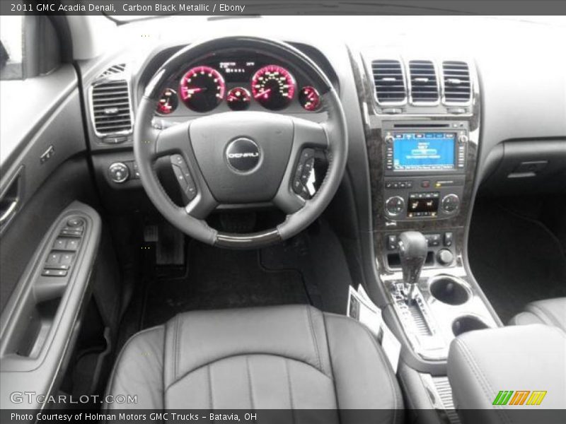 Dashboard of 2011 Acadia Denali