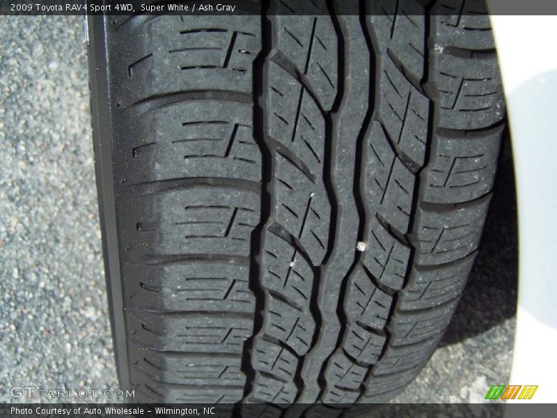 Super White / Ash Gray 2009 Toyota RAV4 Sport 4WD