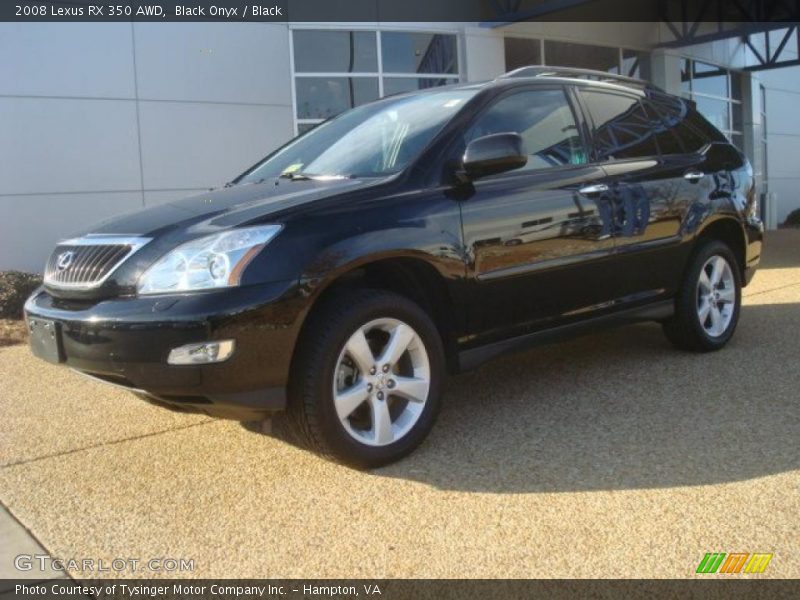 Black Onyx / Black 2008 Lexus RX 350 AWD