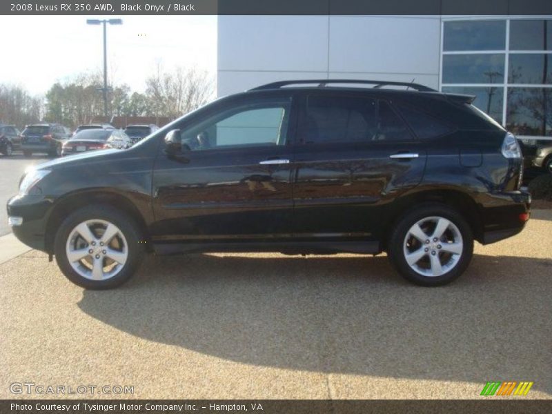 Black Onyx / Black 2008 Lexus RX 350 AWD