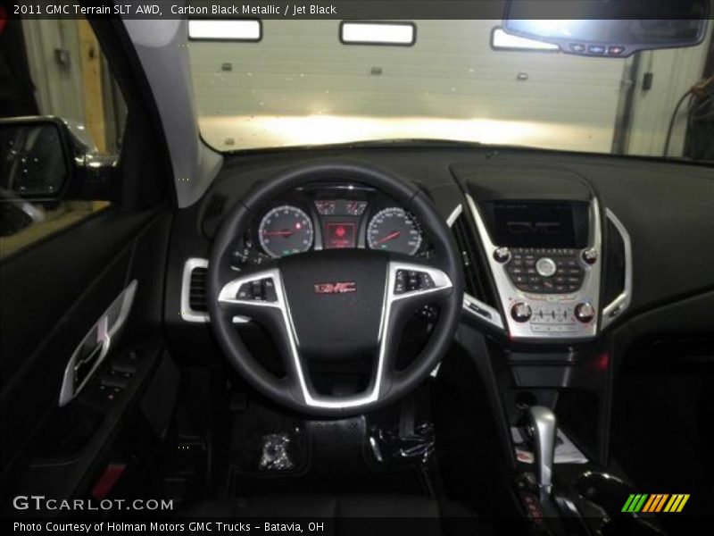 Carbon Black Metallic / Jet Black 2011 GMC Terrain SLT AWD