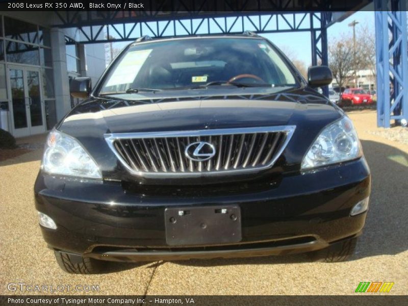 Black Onyx / Black 2008 Lexus RX 350 AWD