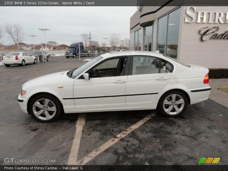 Alpine White / Sand 2005 BMW 3 Series 330xi Sedan