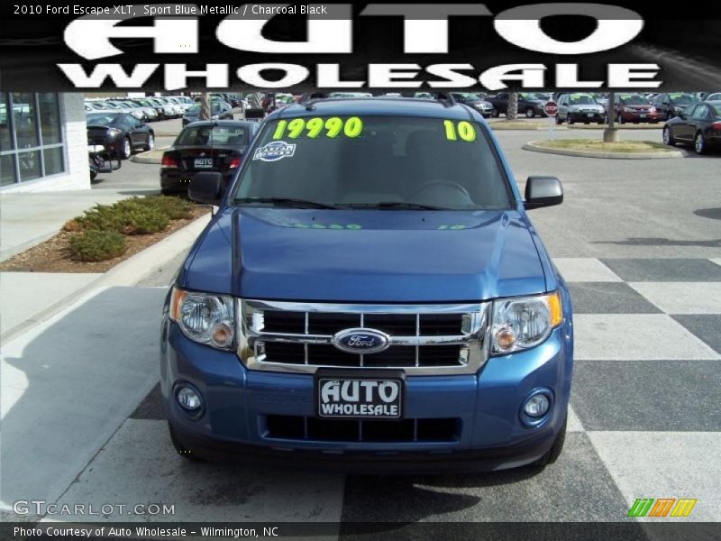 Sport Blue Metallic / Charcoal Black 2010 Ford Escape XLT