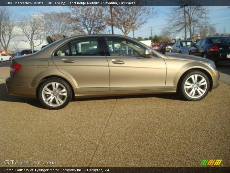 Sand Beige Metallic / Savanna/Cashmere 2008 Mercedes-Benz C 300 Luxury