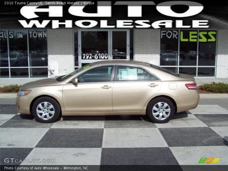 Sandy Beach Metallic / Bisque 2010 Toyota Camry LE