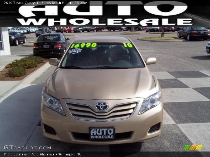 Sandy Beach Metallic / Bisque 2010 Toyota Camry LE