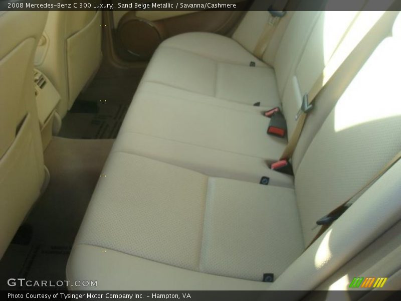 Sand Beige Metallic / Savanna/Cashmere 2008 Mercedes-Benz C 300 Luxury