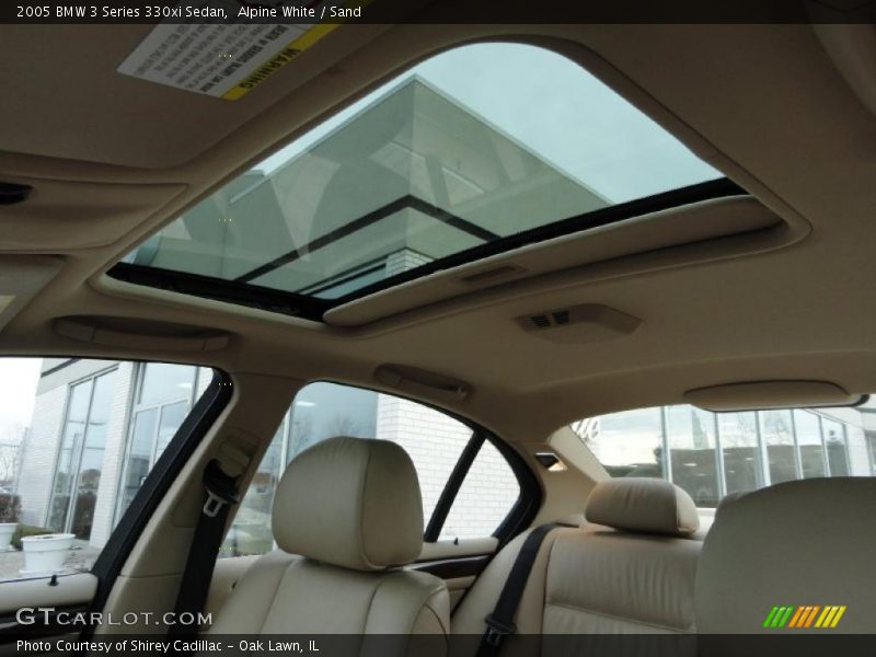 Sunroof of 2005 3 Series 330xi Sedan