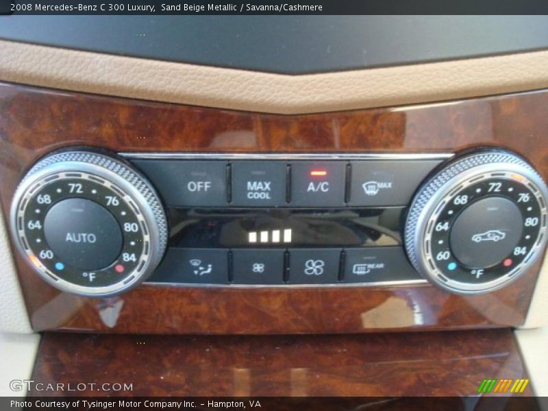 Sand Beige Metallic / Savanna/Cashmere 2008 Mercedes-Benz C 300 Luxury