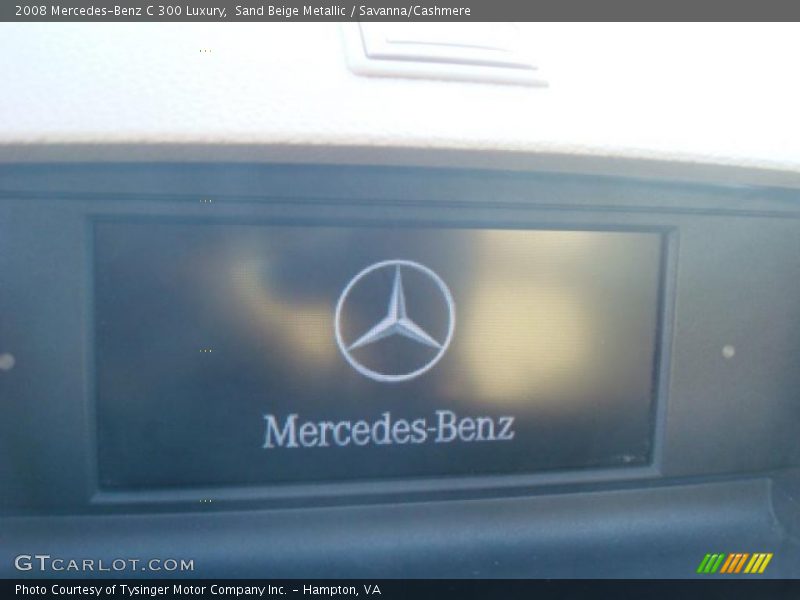 Sand Beige Metallic / Savanna/Cashmere 2008 Mercedes-Benz C 300 Luxury