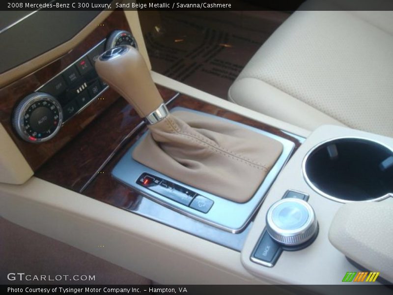 Sand Beige Metallic / Savanna/Cashmere 2008 Mercedes-Benz C 300 Luxury