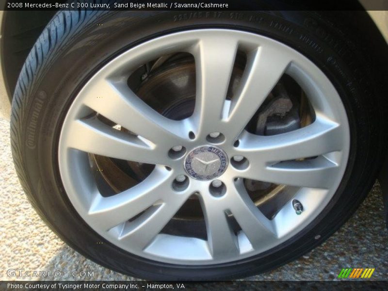 Sand Beige Metallic / Savanna/Cashmere 2008 Mercedes-Benz C 300 Luxury