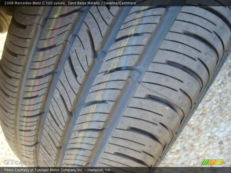 Sand Beige Metallic / Savanna/Cashmere 2008 Mercedes-Benz C 300 Luxury