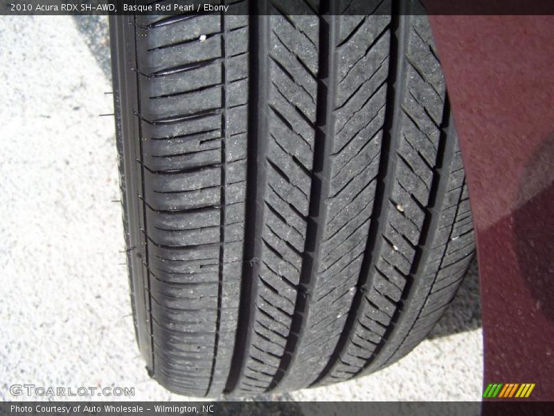 Basque Red Pearl / Ebony 2010 Acura RDX SH-AWD