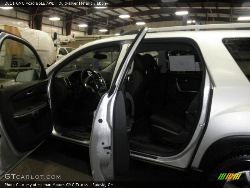 Quicksilver Metallic / Ebony 2011 GMC Acadia SLE AWD