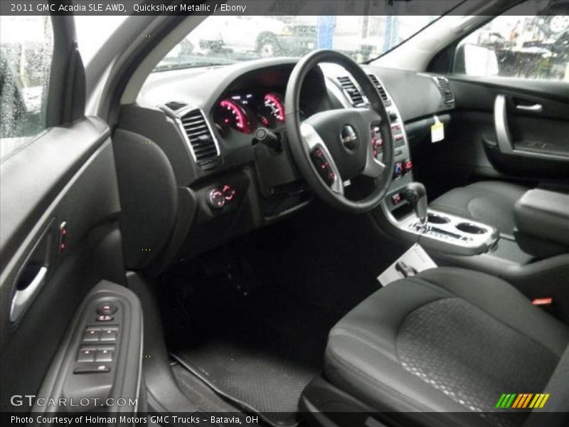 Quicksilver Metallic / Ebony 2011 GMC Acadia SLE AWD