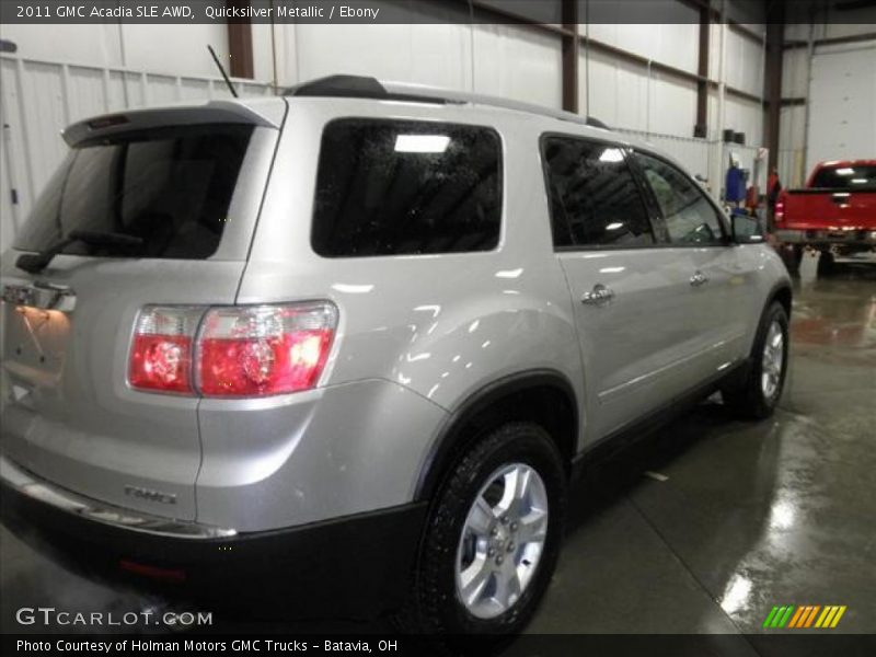 Quicksilver Metallic / Ebony 2011 GMC Acadia SLE AWD