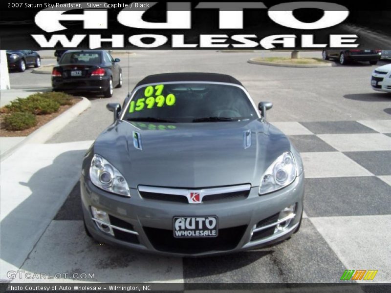 Silver Graphite / Black 2007 Saturn Sky Roadster