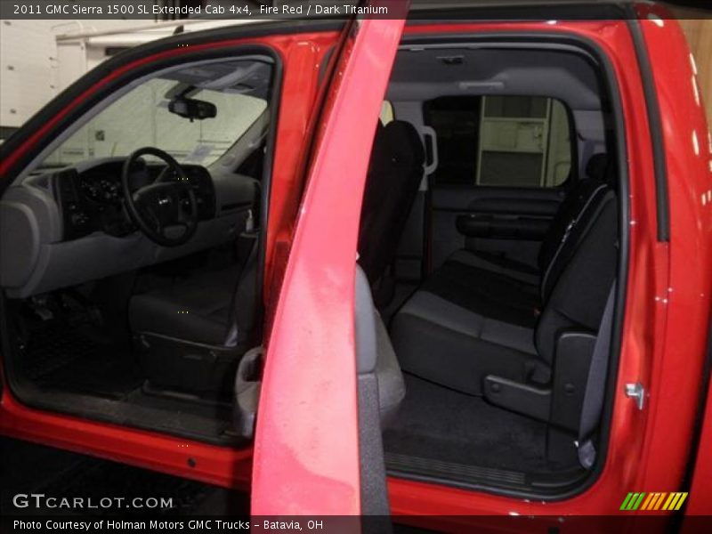 Fire Red / Dark Titanium 2011 GMC Sierra 1500 SL Extended Cab 4x4