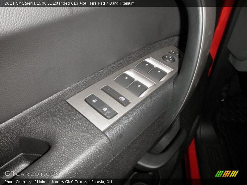Fire Red / Dark Titanium 2011 GMC Sierra 1500 SL Extended Cab 4x4