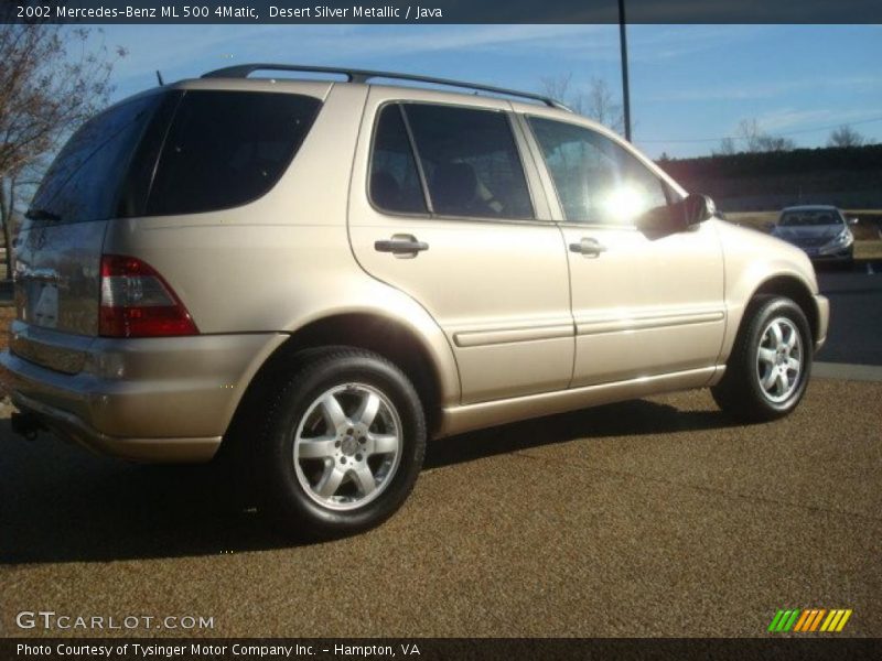 Desert Silver Metallic / Java 2002 Mercedes-Benz ML 500 4Matic