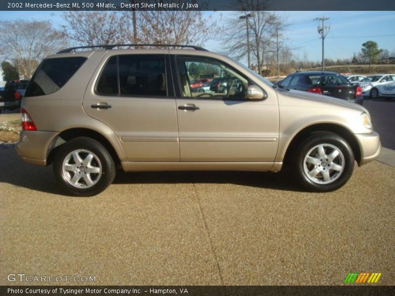 Desert Silver Metallic / Java 2002 Mercedes-Benz ML 500 4Matic