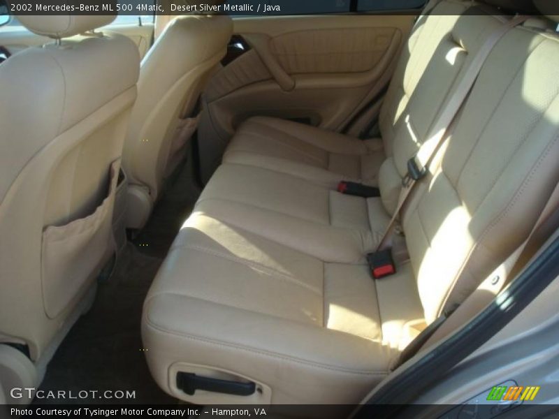 Desert Silver Metallic / Java 2002 Mercedes-Benz ML 500 4Matic