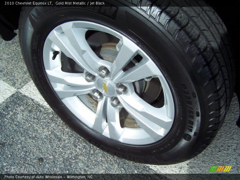 Gold Mist Metallic / Jet Black 2010 Chevrolet Equinox LT