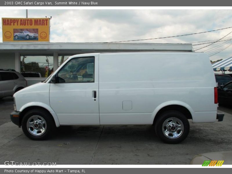 Summit White / Navy Blue 2003 GMC Safari Cargo Van