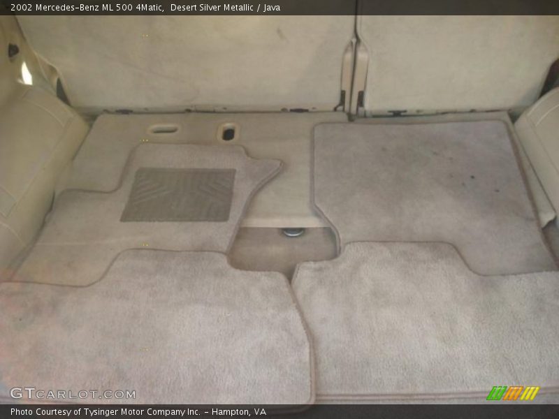 Desert Silver Metallic / Java 2002 Mercedes-Benz ML 500 4Matic